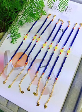 珠宝青金石百搭小手链