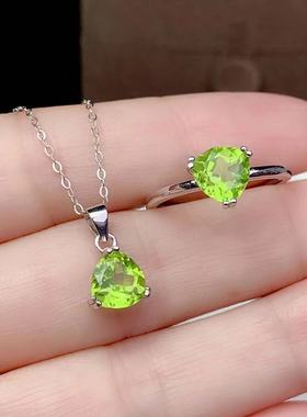 时尚戒指锁骨链吊三角形新款S925