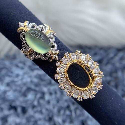 精工豪华款戒指空托s925纯银工厂