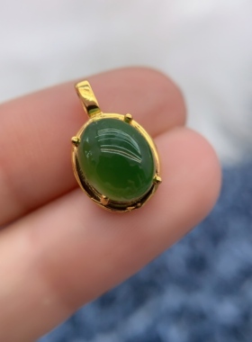 S925银吊坠空托时尚气质轻奢百搭