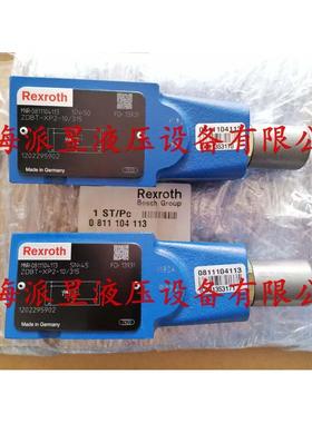 原装正品 0811104113 德国力士乐Rexroth溢流阀 ZDBT-XP2-10/315