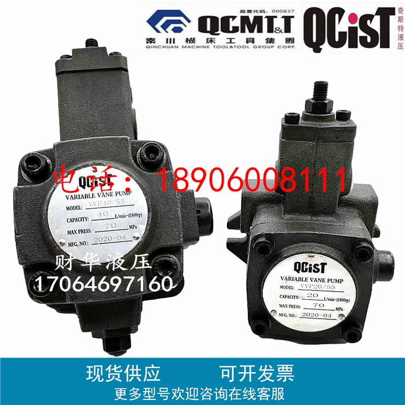 QCiST秦川奇斯特VVP12B 15B/20 35叶片泵VVP20B/55 VVP30B 40B/70