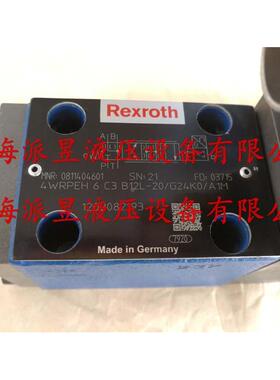 原装正品 4WRPEH6C3B12L-2X/G24K0/A1M 德国力士乐 0811404601