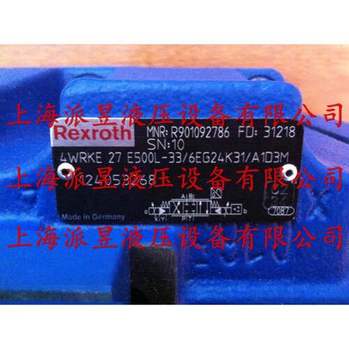 原装正品 R901092786 型号 4WRKE27E500L-3X/6EG24K31/A1D3M