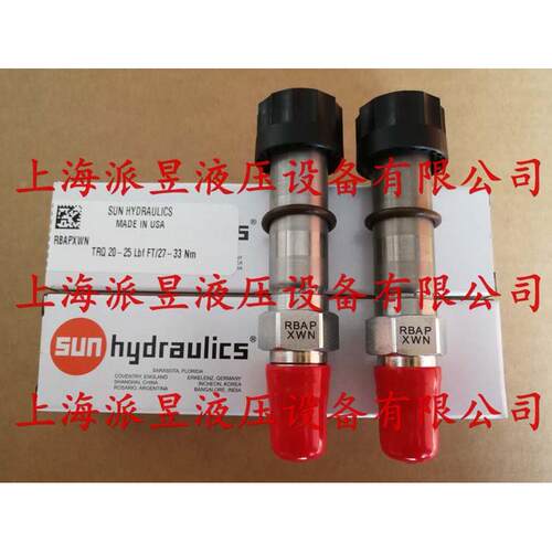 原装正品 RBAP-XBN 美国SUN导压级比例阀 RBAPXBN