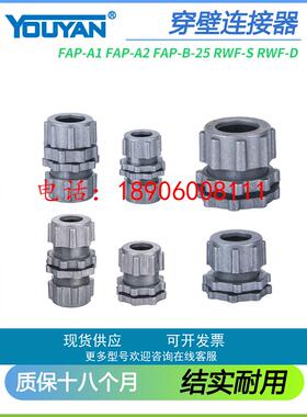 板壁RWF-S-D脉冲阀G3/4联接器FAP-A2-A1-B-20-25-40穿壁连接器1寸