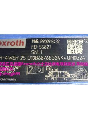 正品德国Rexroth力士乐H-4WEH25U10B68/6EG24K4QM0G24 R900912432