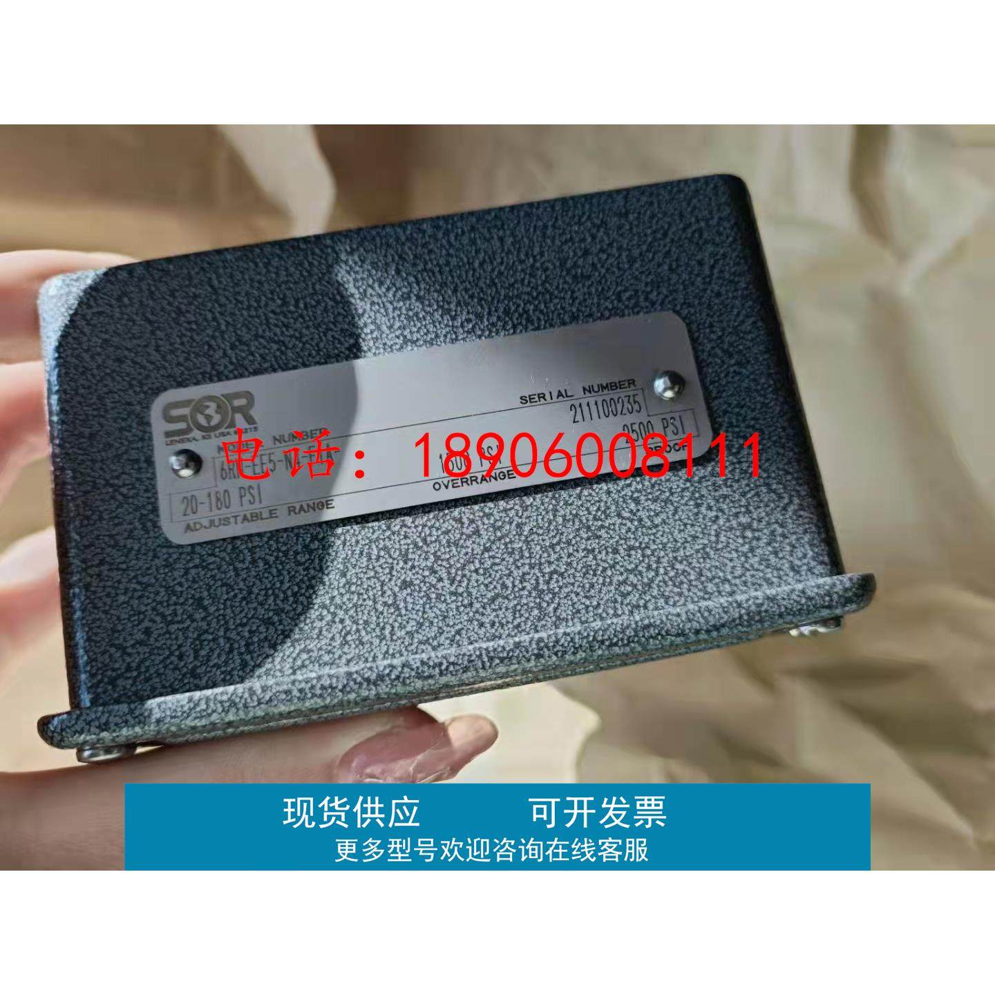 美国SOR索尔压力开关6RN-EE5-N4-F1A温度开关403213-SF9XW6原装