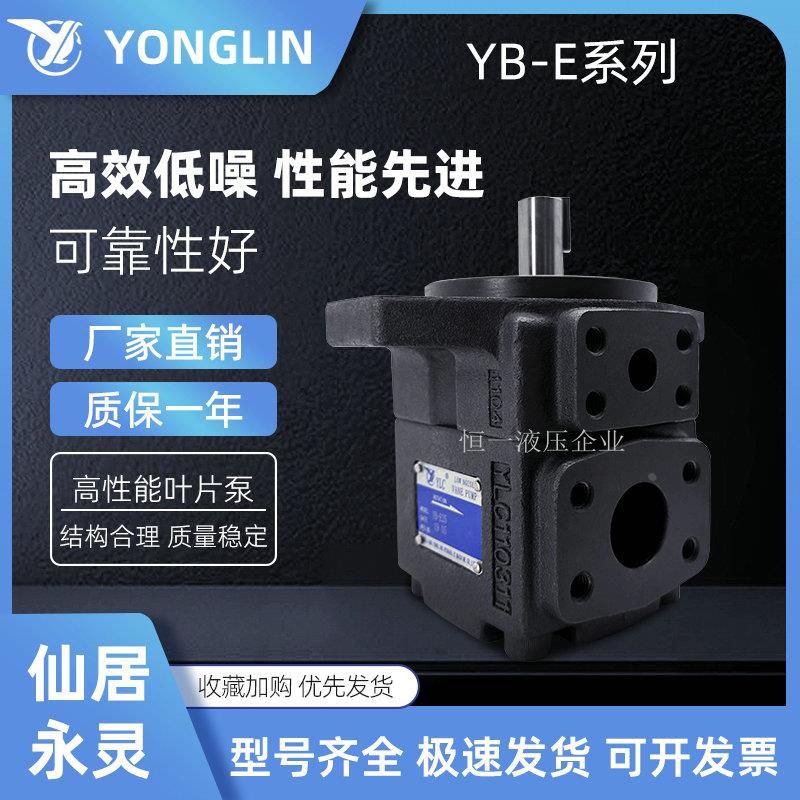 YLC仙居永灵叶片泵YB-E16/E25/E32/E40/E50/E63/E80/E100E125油泵