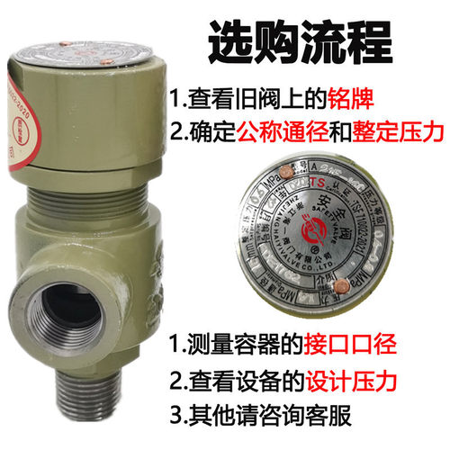 安全阀氧气天然气氨气防爆泄压阀