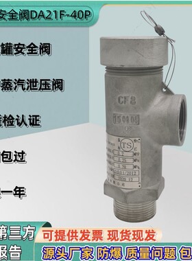 瑞丰低温安全阀液氮液氧弹簧304全启式可调节自动泄压阀DA21F-40P