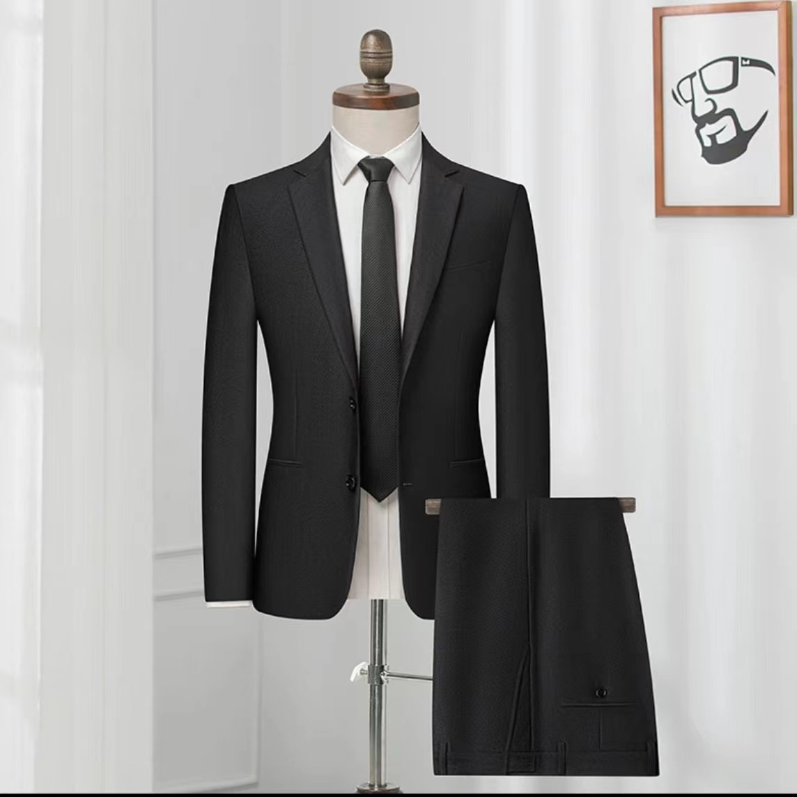 西服套装男士外套韩版商务休闲正装伴郎服新郎结婚职业小西装单西