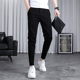 弹力裤 黑色牛仔裤 小脚裤 ins修身 子显瘦休闲高街潮牌潮流九分 男士