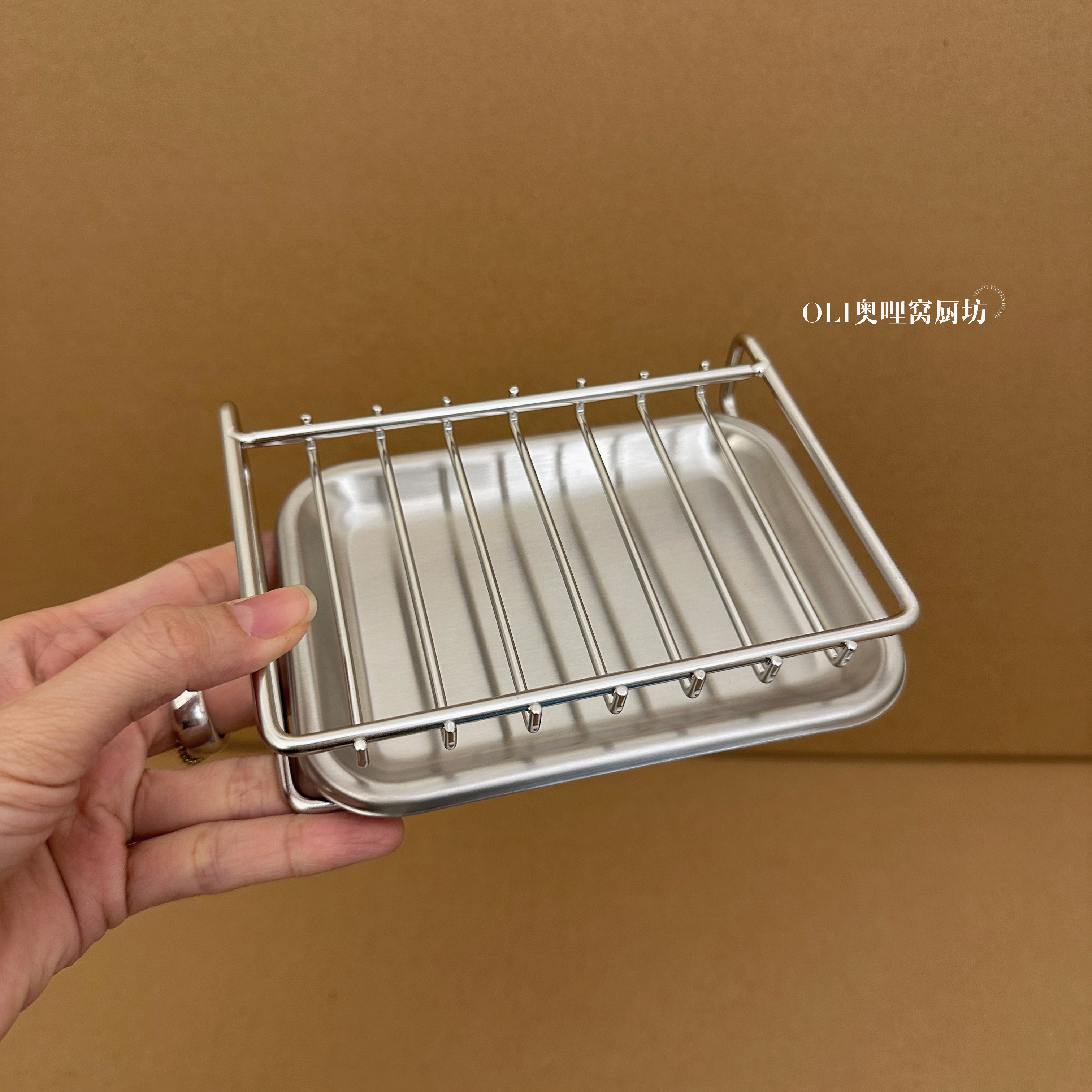 肥皂架304不锈钢香皂置物架神器浴室洗手台面洗衣皂沥水托肥皂盒