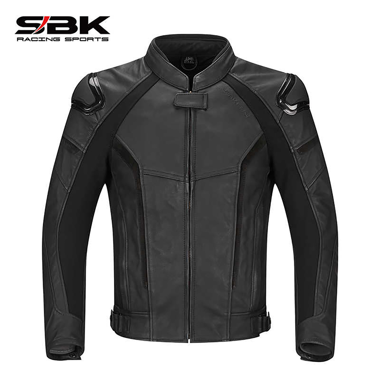 sbk皮衣摩托车骑行服男复古机车赛车服防摔休闲真皮骑行装备四季