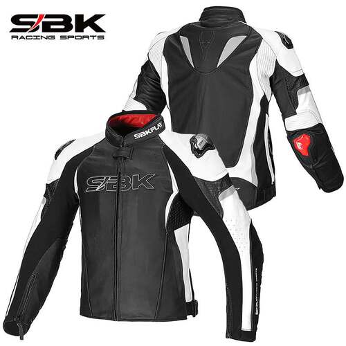 sbk牛皮装备四季机车服