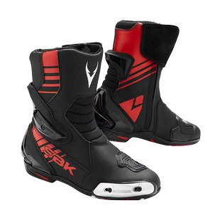 SBK摩托车骑行靴机车越野竞技赛车鞋防摔四季防护赛道短靴子男