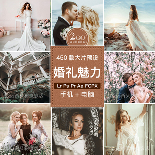 lightroom电脑版LR预设pr视频魅力婚纱婚礼胶片人像ins调色ps滤镜