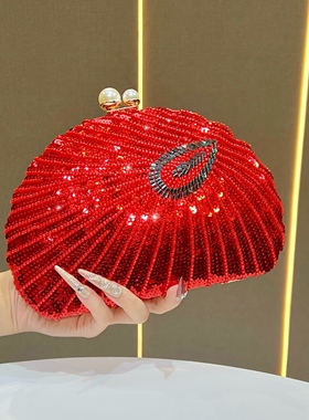 MissingYou时尚晚宴包镶钻手拿包宴会礼服包名媛晚装包亮片斜挎包