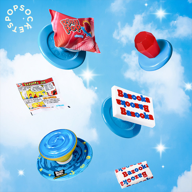 【街头糖果】PopSockets泡泡骚xBazooka系列磁吸气囊手机支架苹果iPhone17/16ProMax/Pro充气可捏 钻石戒指糖