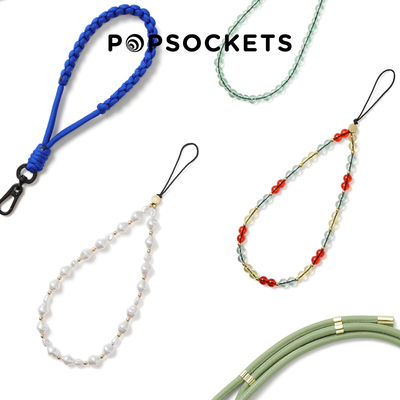 【手机绳链】PopSockets泡泡骚手机绳手机链苹果iPhone17/16ProMax/Pro 手机挂绳背带腕带 户外便携斜挎