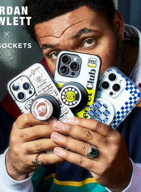 【快餐秘密俱乐部·手机壳】PopSockets泡泡骚 x Jordan Howlett系列磁吸防摔手机壳苹果iPhone17ProMax美式