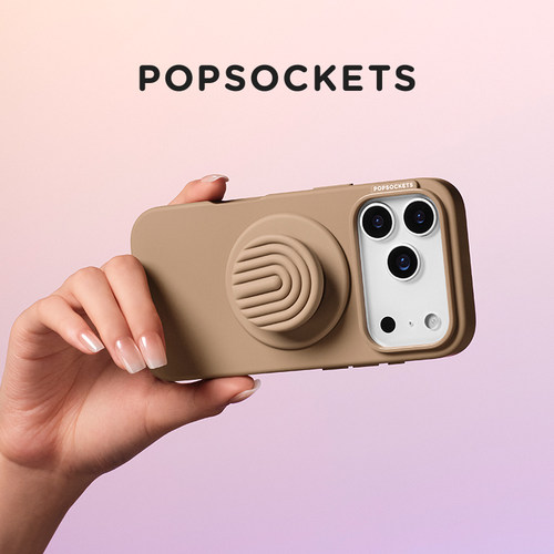 【iPhone纯感壳】PopSockets泡泡骚磁吸防摔手机壳苹果iPhone17/16ProMax/Pro 环保 陶坯 施釉 原土 番茄红