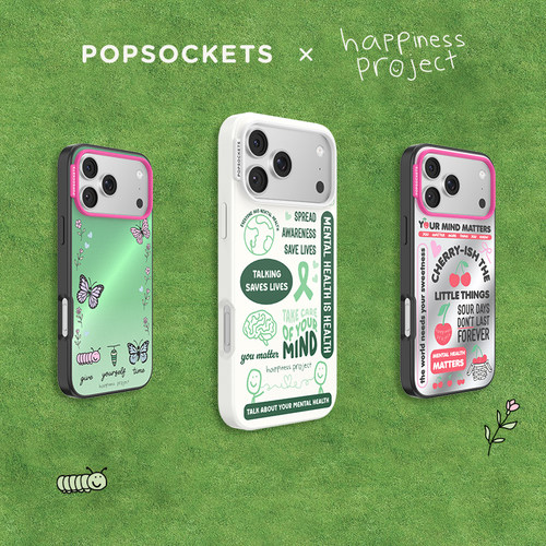 【Happiness Project·手机壳】PopSockets泡泡骚磁吸防摔手机壳苹果iPhone17/16ProMax/Pro