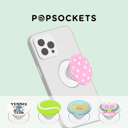 【网球俱乐部】PopSockets泡泡骚手机气囊支架指环扣 网球 匹克球 运动