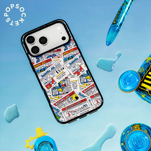 街头糖果·手机壳 印花 PopSockets泡泡骚xBazooka系列磁吸防摔手机壳苹果iPhone17 Pro 复古 16ProMax