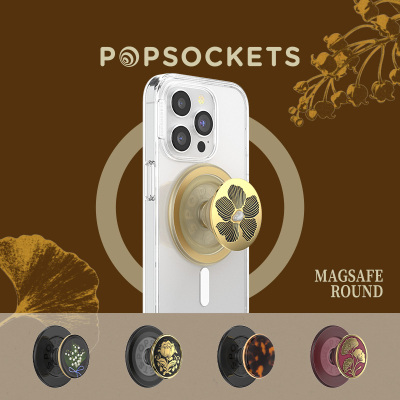 【黑夜浪漫】PopSockets泡泡骚磁吸式气囊手机支架苹果iPhone17/16ProMax/Pro 金属珐琅 琥珀 玫瑰 珍珠 花园