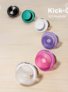 【站立MagSafe®手机支架】PopSockets泡泡骚磁吸气囊手机支架苹果iPhone17/16Kick-Out 站立手机支架亮面