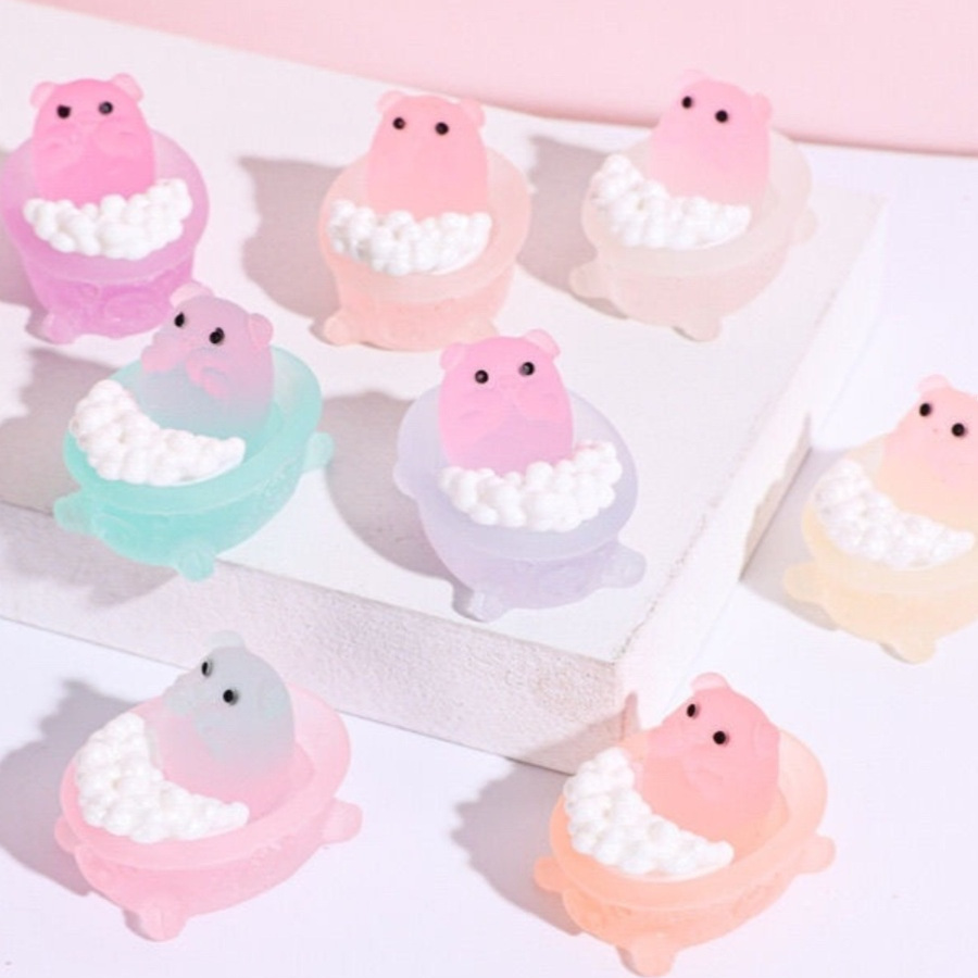 9.9合集精美可爱树脂配件奶油diy材料桌面微景观摆件手工制作贴纸