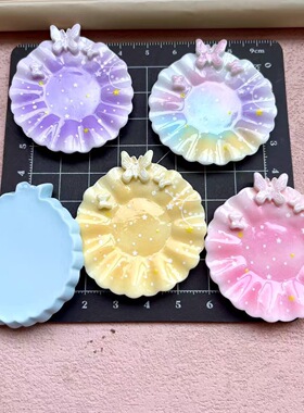 微缩卡通画板调色盘盘子手工diy钥匙扣冰箱贴玩具饰品摆件过家家