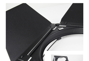 高档通用四叶挡光板j+四片滤色片+蜂巢适用标准罩影室闪光灯摄影