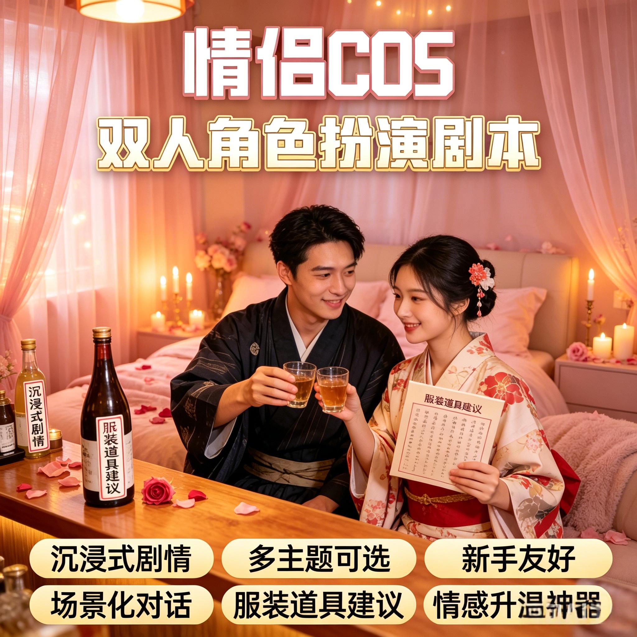 双人cos角色扮演剧本情侣互动游戏夫妻感情升温指南素材包