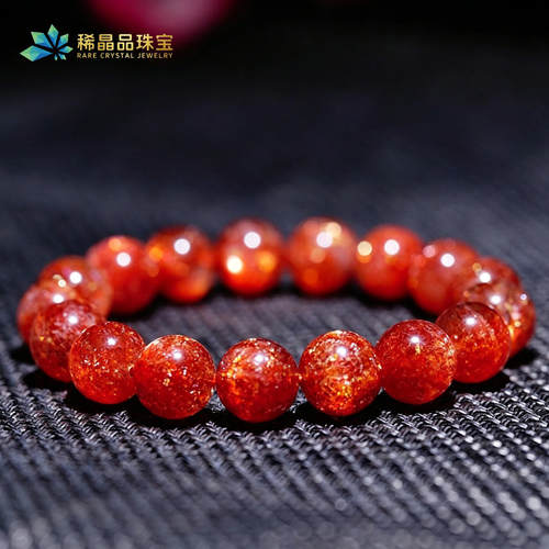 稀晶品珍藏级猫眼金太阳石手串