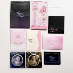 官谷正品 闪耀暖暖六周年永昼启示录系列马口铁徽章色纸明信片