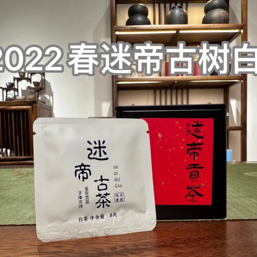 云南月光白墨江新抚迷帝皇家贡茶古树白茶2022春120g罐15片拍5送1