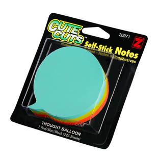 米标HLABEL 气泡便利贴百事贴粘性便签纸彩色即时贴留言纸71x71mm