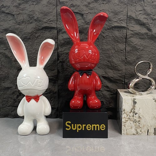 轻奢兔子存钱罐卡通落地大摆件