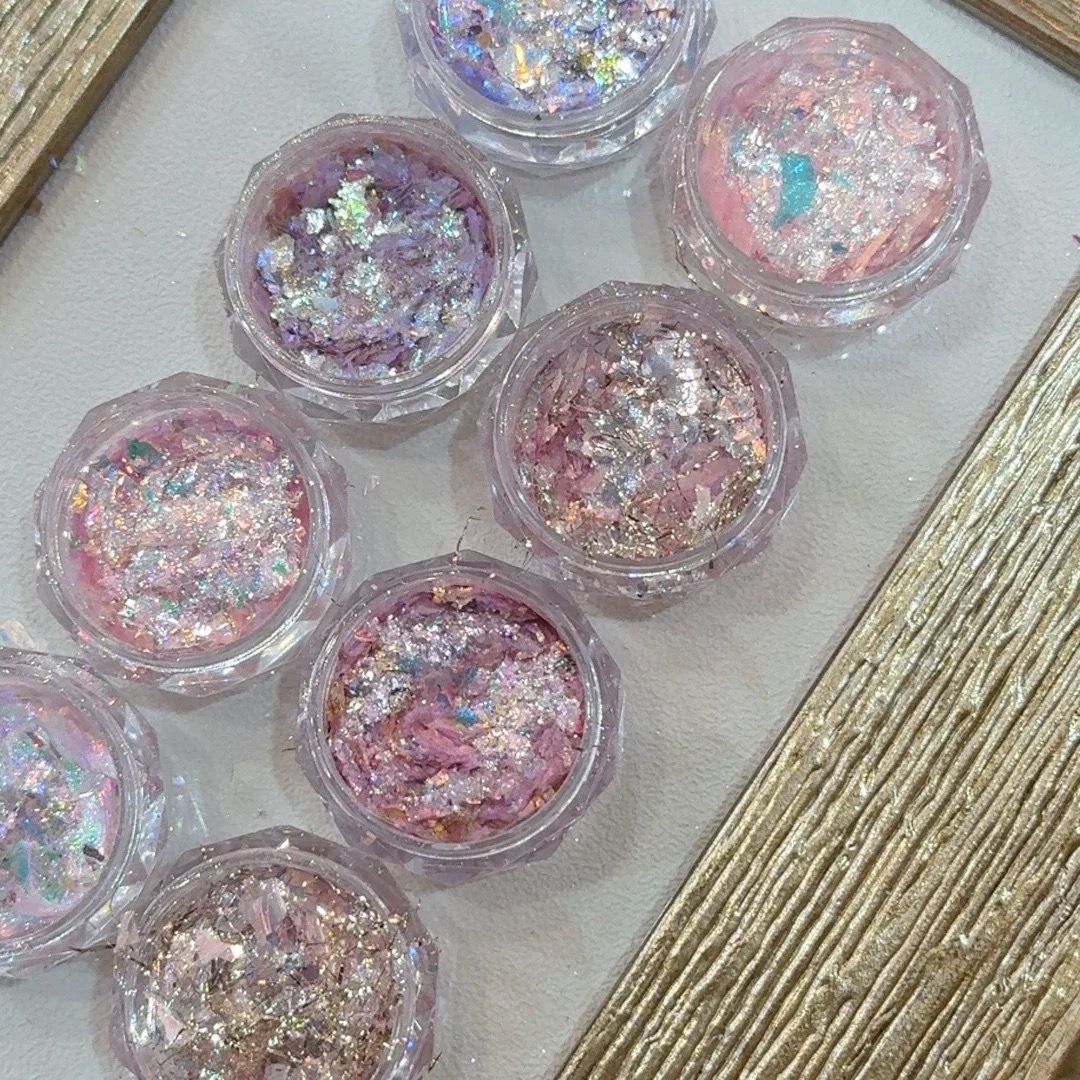 【BBgel】梦幻泡泡系列美甲素材云锦欧泊粉闪亮少女高级流行新款