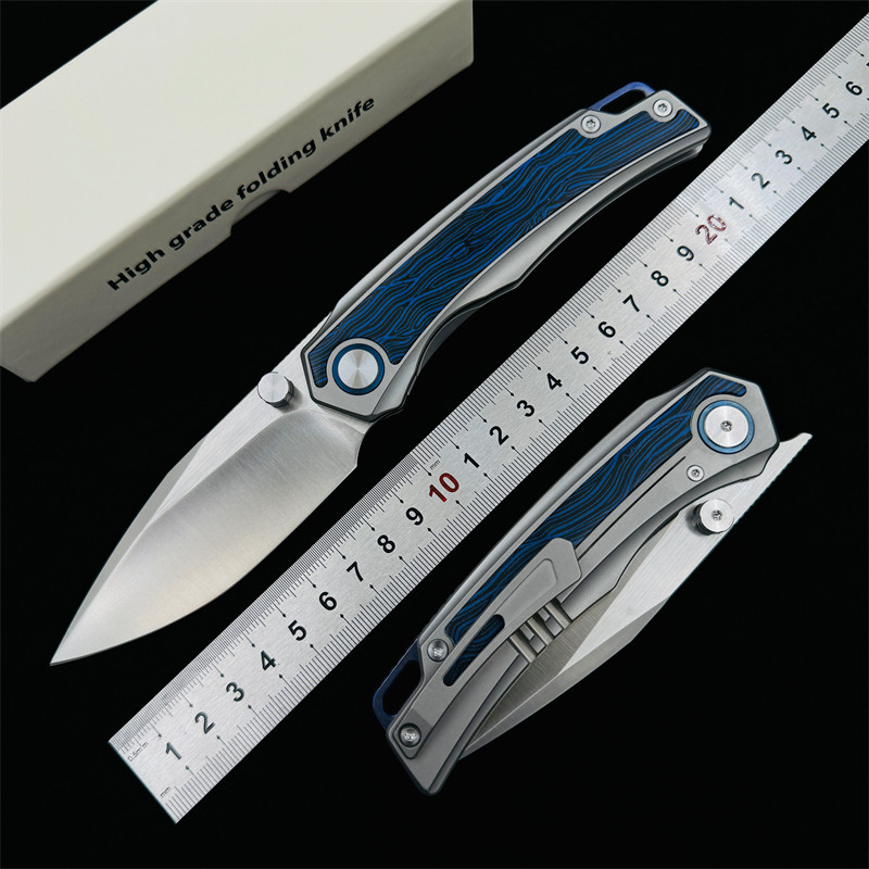 巴伯克折叠刀巨嘴鸟VG10钢钛合金柄户外野营垂钓防卫求生工具EDC