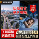 重庆堂望隔音窗户防噪音三层隔音夹胶玻璃定制静音窗加装 封阳台窗