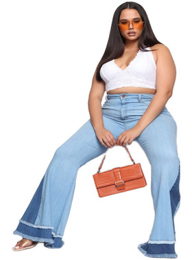 plus size women jeans 2020autumn casual big ladies pants 5XL