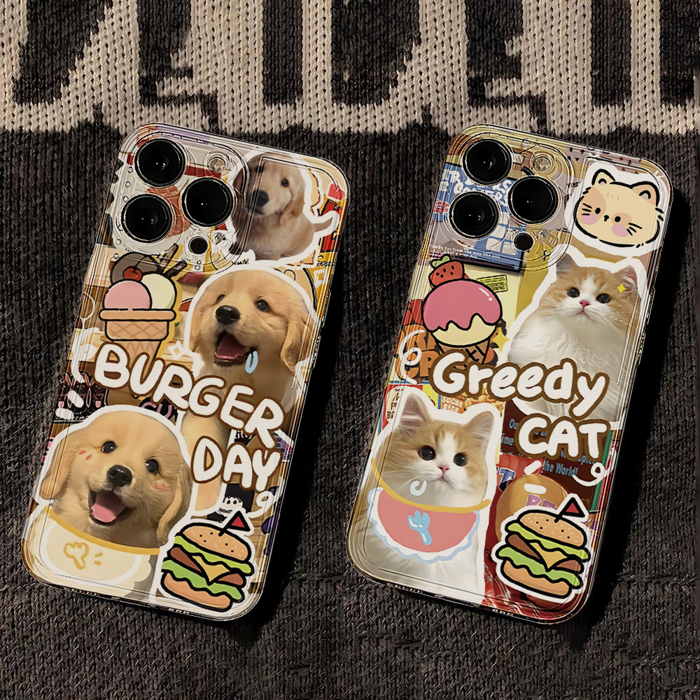 可爱插画适用苹果14手机壳iPhone15promax新款nova12华为mate60荣耀90防摔11小米13透明vivo全包oppo软壳k60