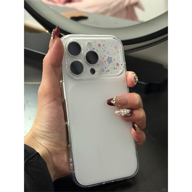 波点星星适用苹果16promax手机壳iPhone15新款13华为mate80荣耀p70秒变视窗opporeno15小米17pro创意12红米14