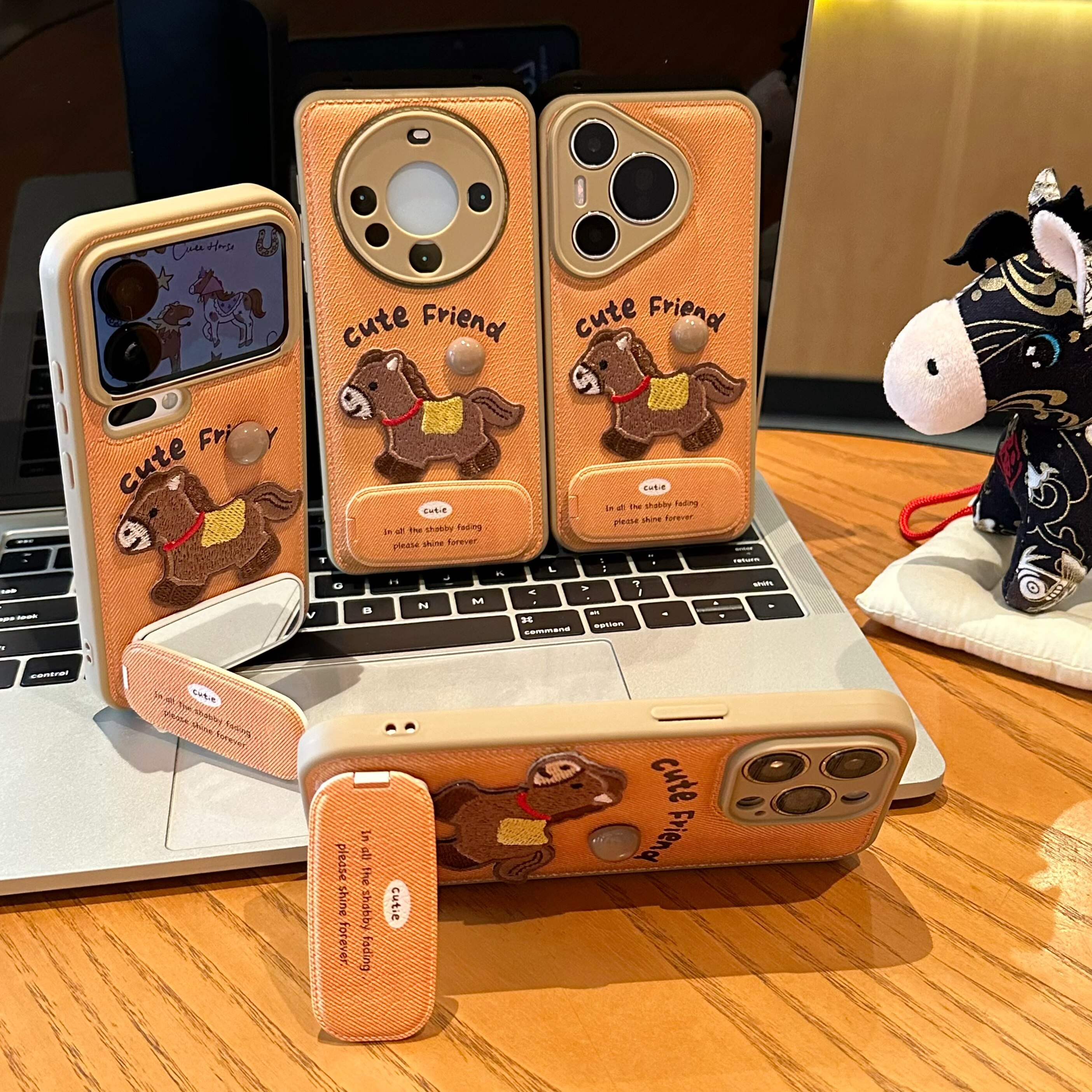 小球马刺绣适用苹果16promax手机壳iPhone15pro新款华为p70荣耀支架vivo卡通opporeno14小米17pro气垫13软壳