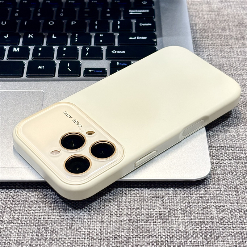 简约大视窗液态硅胶适用苹果17promax手机壳15promax按键全包iPhone13新款16pro防摔14男女15plus软壳12创意