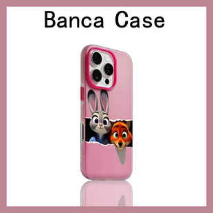 朱迪和尼克适用iPhone16promax手机壳苹果15pro可爱14promax肤感13promax果冻壳12全包11防摔16plus卡通17pro